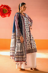 3 Piece Unstitched Printed Lawn Suit CL-62014