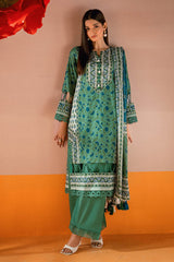 3 Piece Unstitched Printed Lawn Suit CL-62015