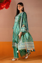 3 Piece Unstitched Printed Lawn Suit CL-62015
