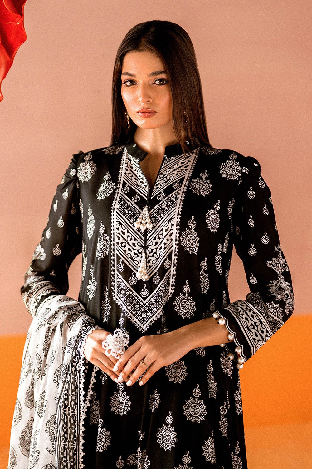 3 Piece Unstitched Printed Lawn Suit CL-62054