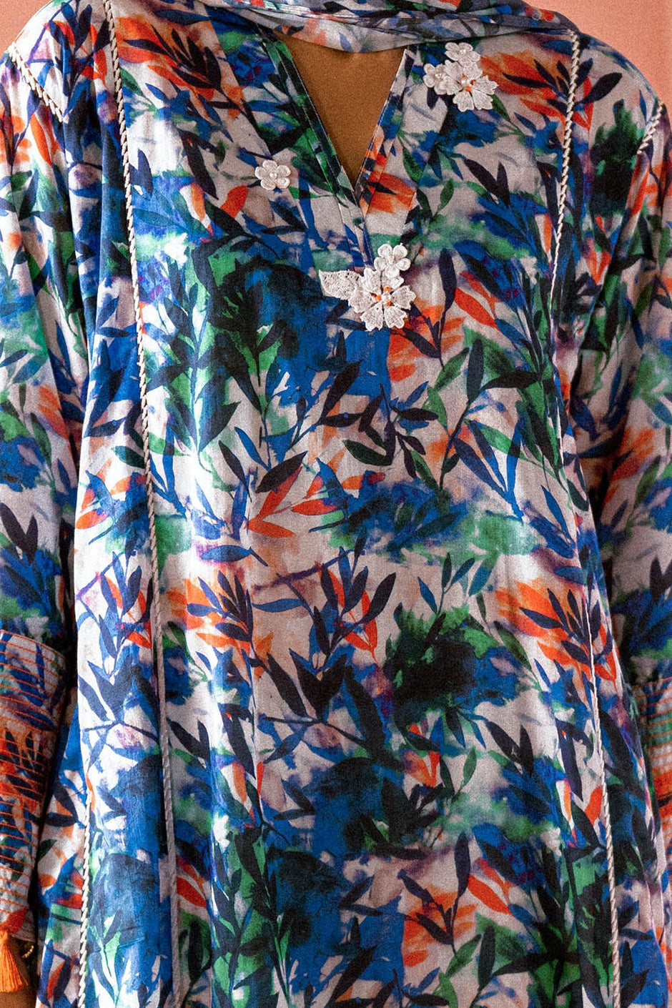 3 Piece Unstitched Printed Lawn Suit