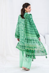 3 Piece Unstitched Printed Lawn suit CLP-42196