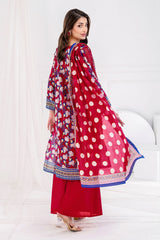 3 Piece Unstitched Printed Lawn suit CLP-42198