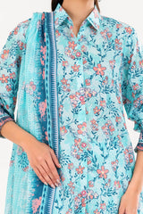 3 Piece Unstitched Printed Lawn Suit CLP-42220