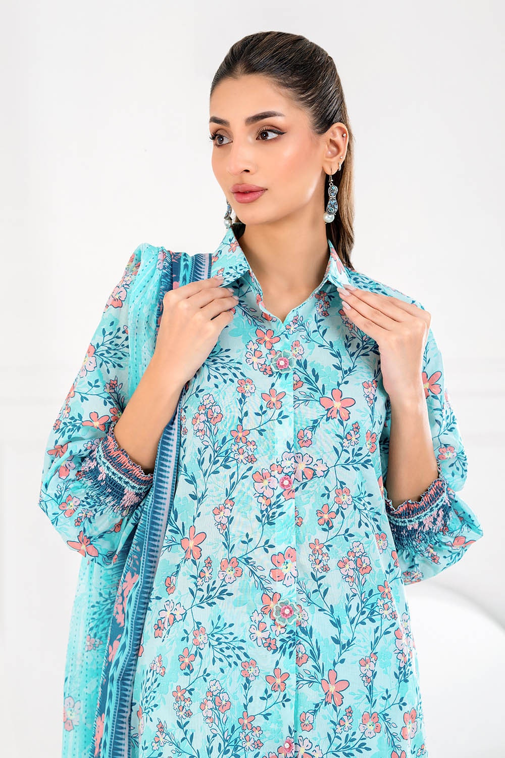 3 Piece Unstitched Printed Lawn Suit CLP-42220