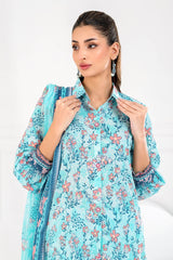 3 Piece Unstitched Printed Lawn Suit CLP-42220
