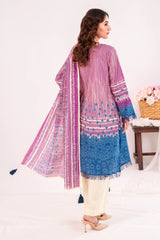 3 Piece Unstitched Printed Lawn Suit CLP-42221