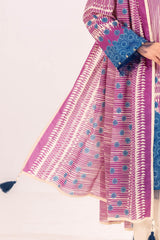 3 Piece Unstitched Printed Lawn Suit CLP-42221