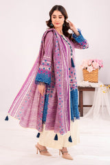 3 Piece Unstitched Printed Lawn Suit CLP-42221