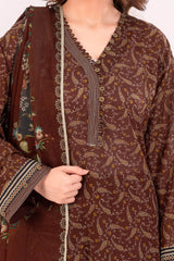 3 Piece Unstitched Printed Lawn Suit CLP-42225