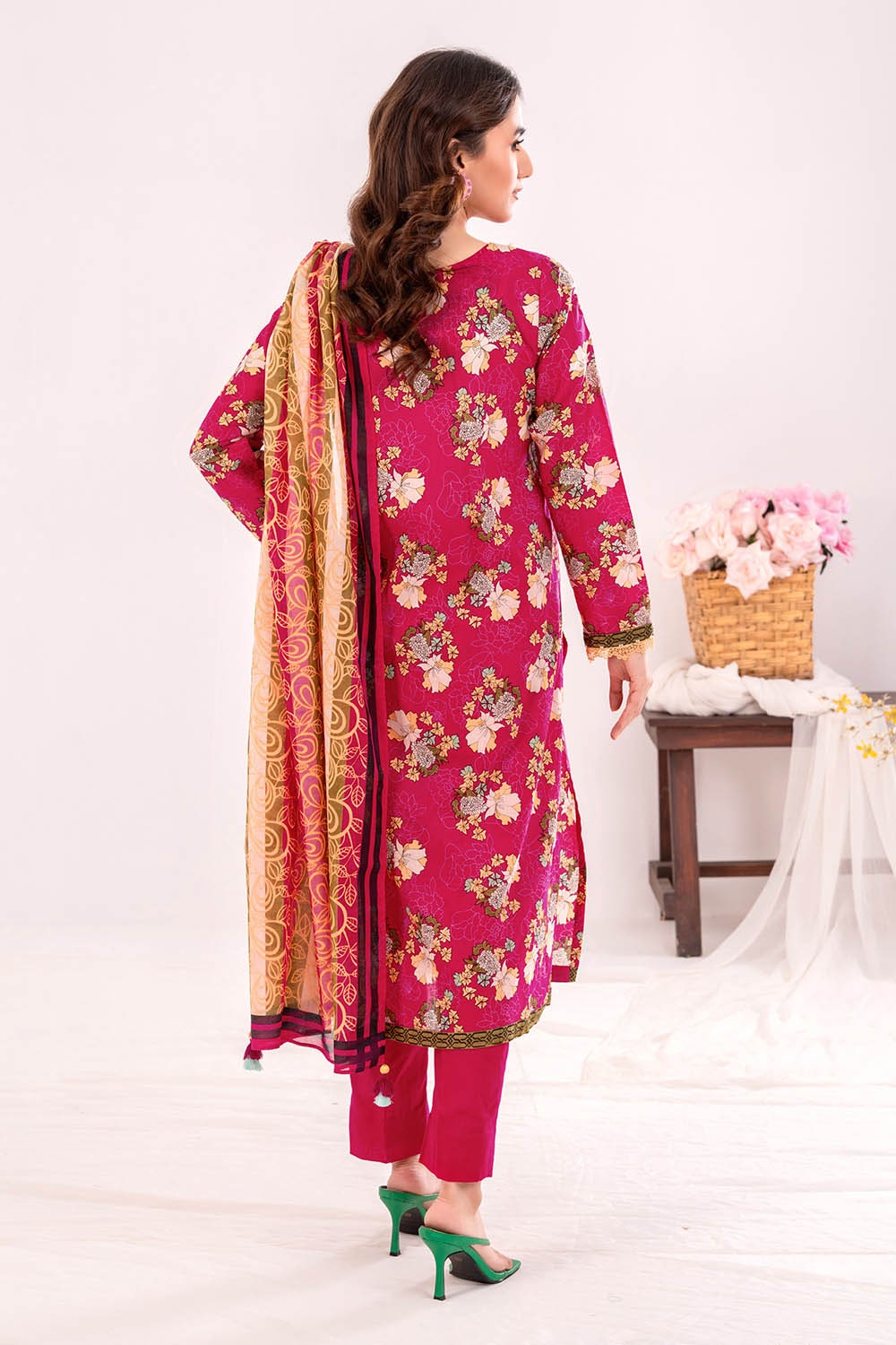 3 Piece Unstitched Printed Lawn Suit CLP-42226