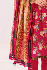 3 Piece Unstitched Printed Lawn Suit CLP-42226
