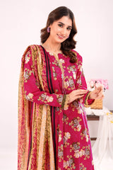 3 Piece Unstitched Printed Lawn Suit CLP-42226