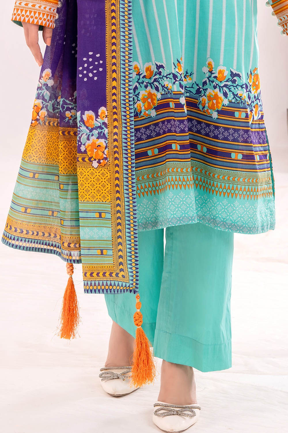 3 Piece Unstitched Printed Lawn Suit CLP-42230