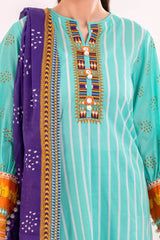 3 Piece Unstitched Printed Lawn Suit CLP-42230