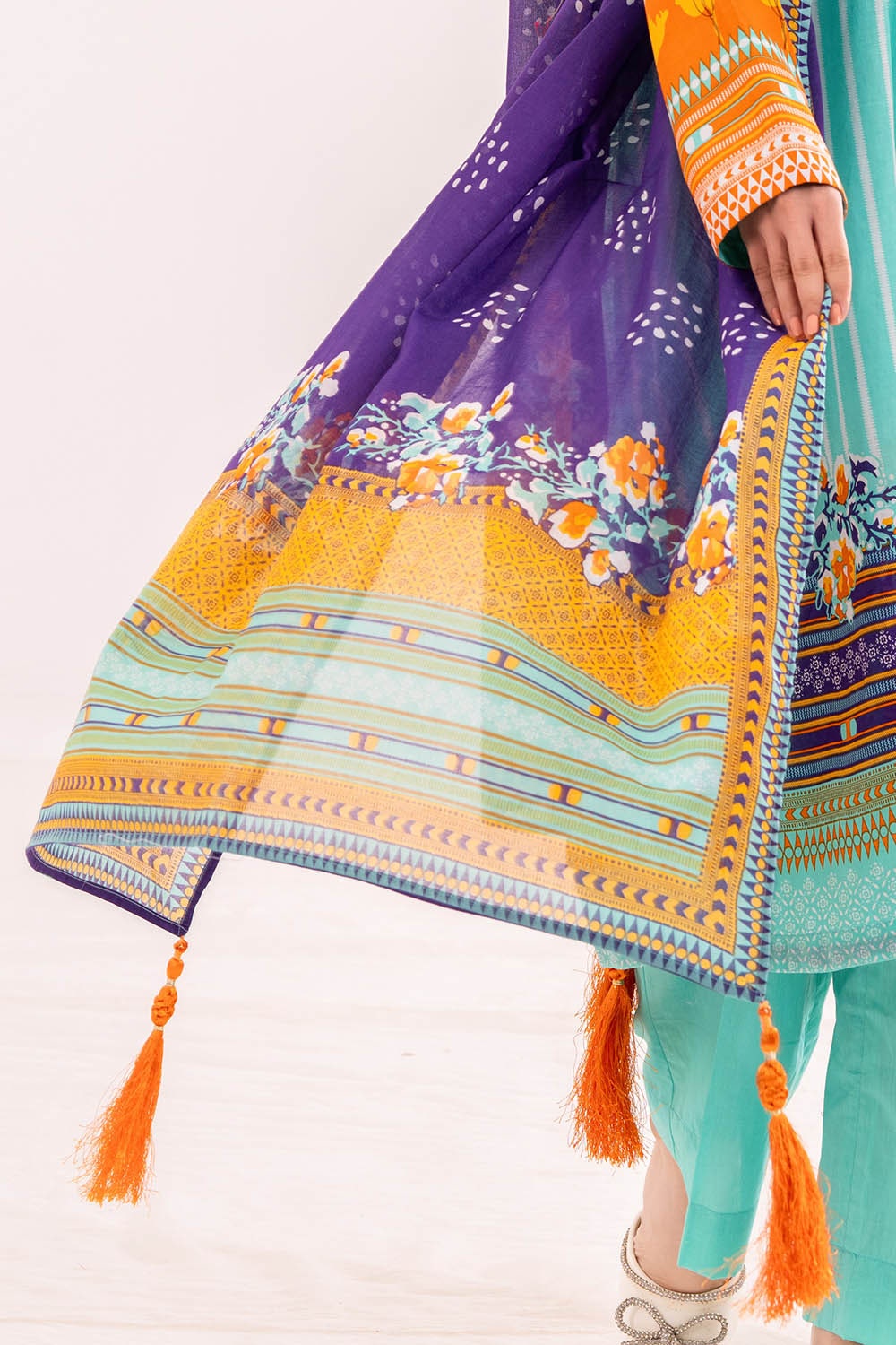 3 Piece Unstitched Printed Lawn Suit CLP-42230