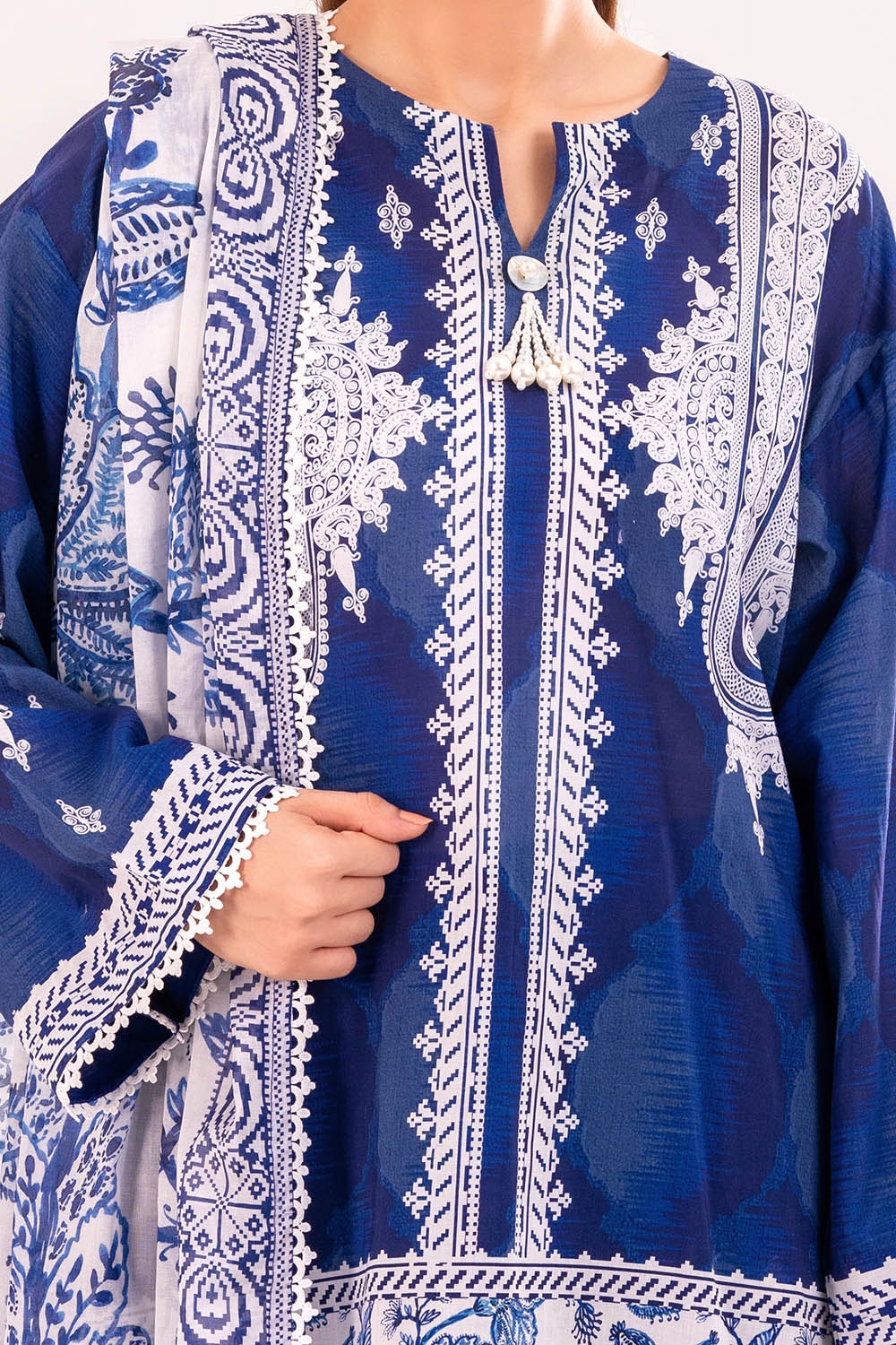 3 Piece Unstitched Printed Lawn Suit CLP-52011