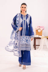 3 Piece Unstitched Printed Lawn Suit CLP-52011