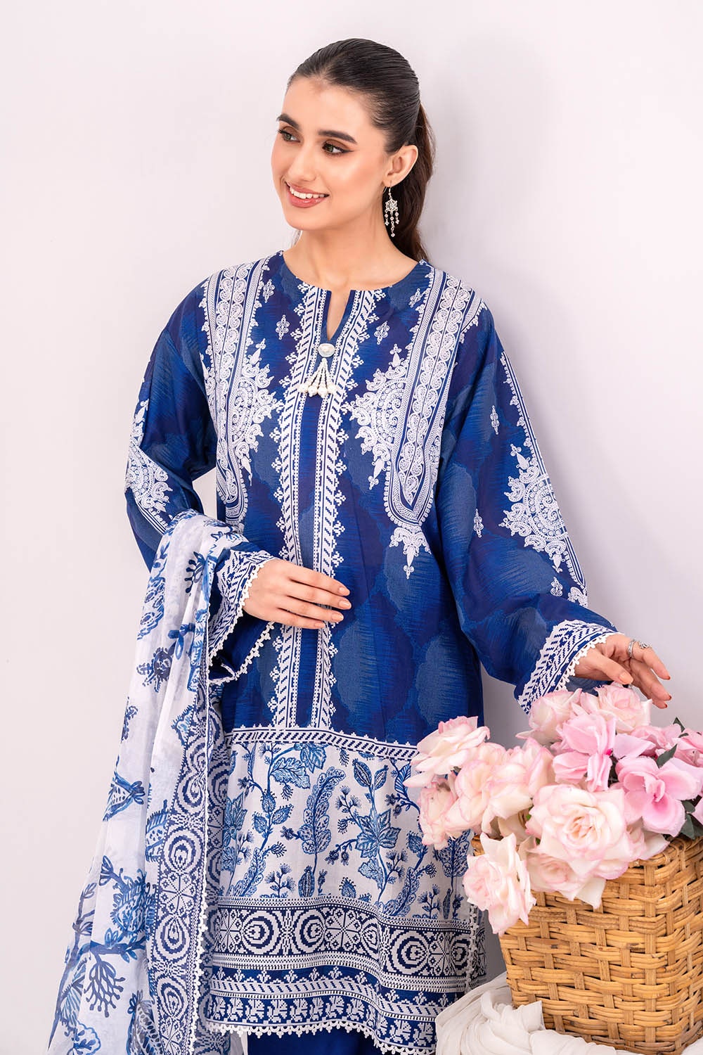 3 Piece Unstitched Printed Lawn Suit CLP-52011