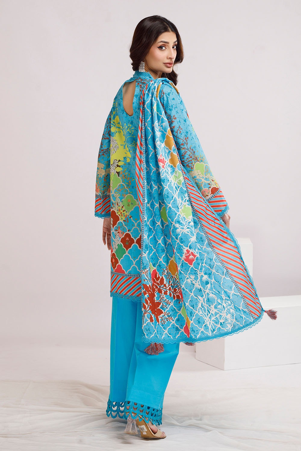 3 Piece Unstitched Printed Lawn Suit CLP-52013