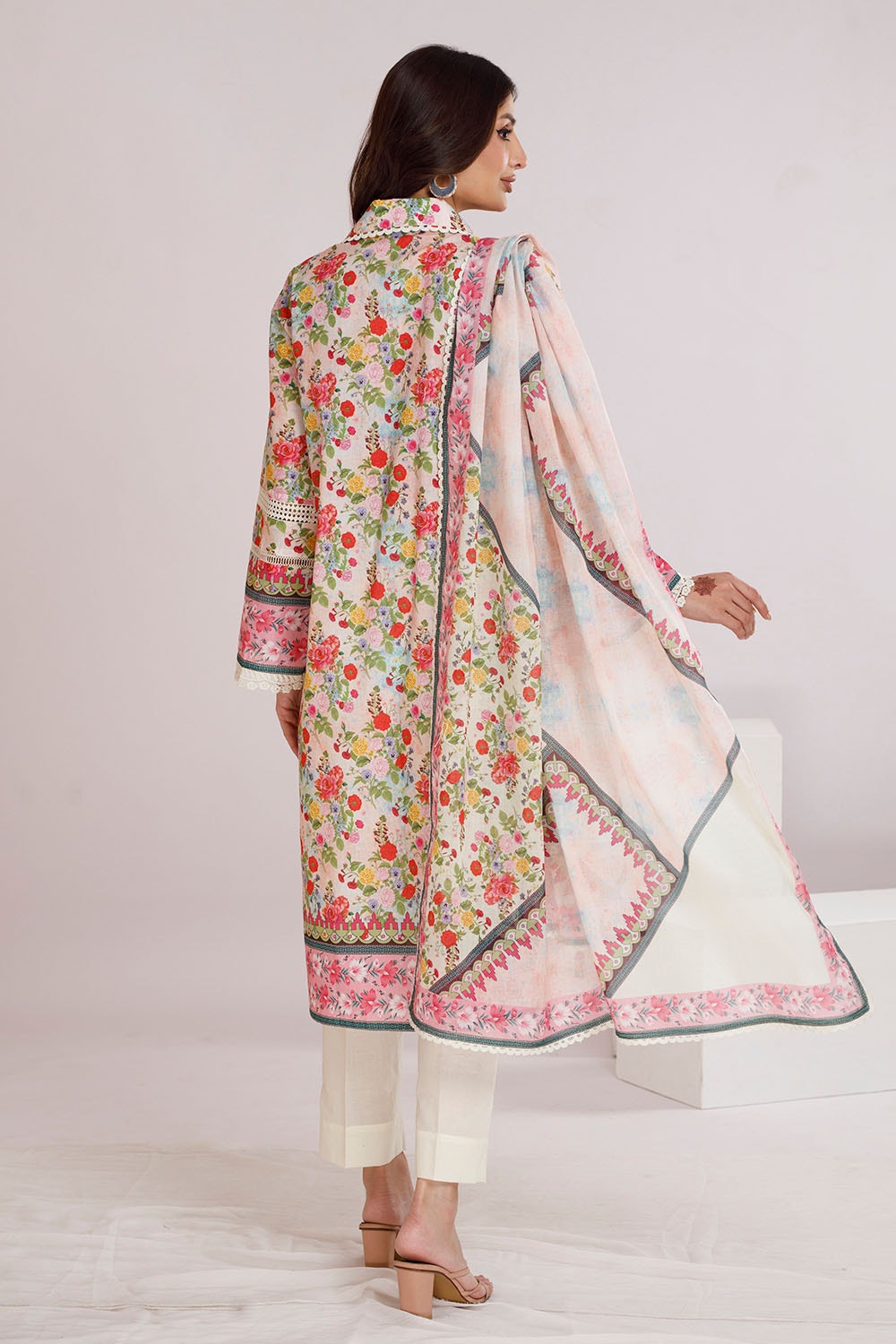 3 Piece Unstitched Printed Lawn Suit CLP-52014