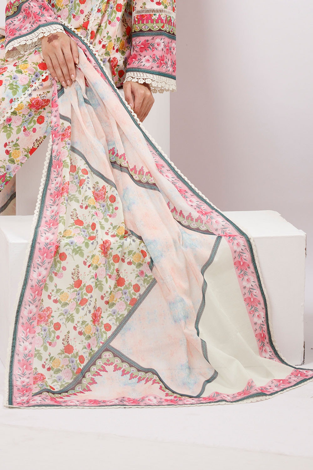 3 Piece Unstitched Printed Lawn Suit CLP-52014