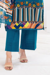 3 Piece Unstitched Printed Lawn suit CLP-52027