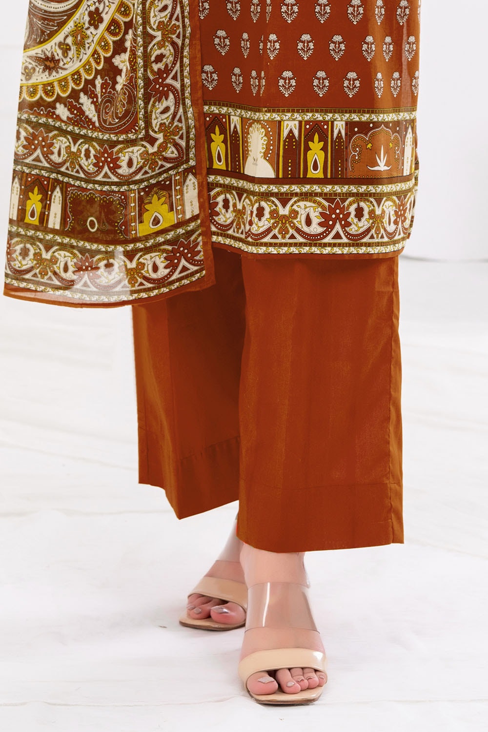 3 Piece Unstitched Printed Lawn suit CLP-52028