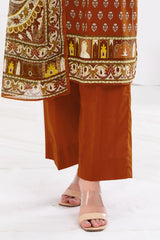 3 Piece Unstitched Printed Lawn suit CLP-52028
