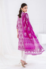 3 Piece Unstitched Printed Lawn suit CLP-52029