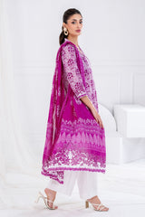 3 Piece Unstitched Printed Lawn suit CLP-52029