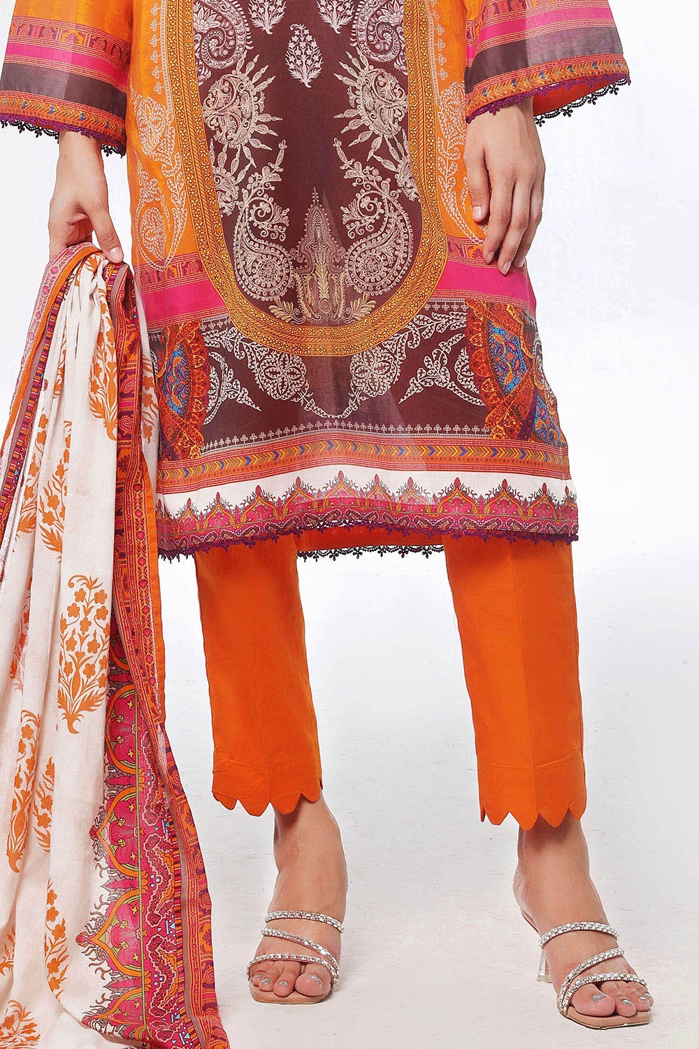 3 Piece Unstitched Printed Lawn Suit CLP-52038