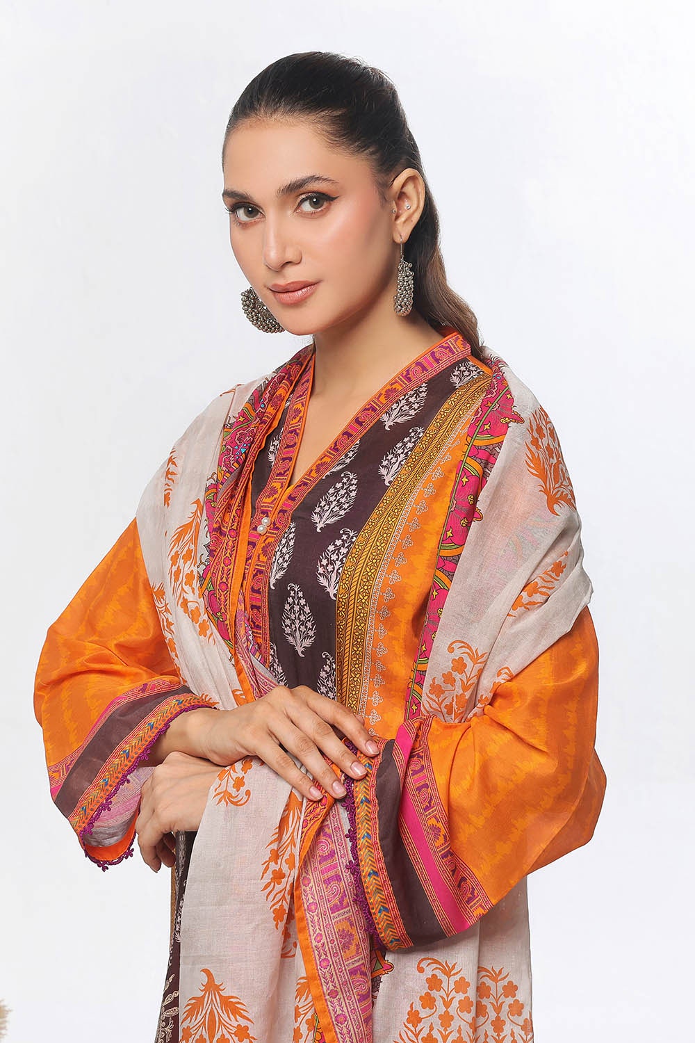 3 Piece Unstitched Printed Lawn Suit CLP-52038
