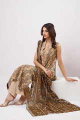 3 Piece Unstitched Printed Lawn Suit CLP-52041