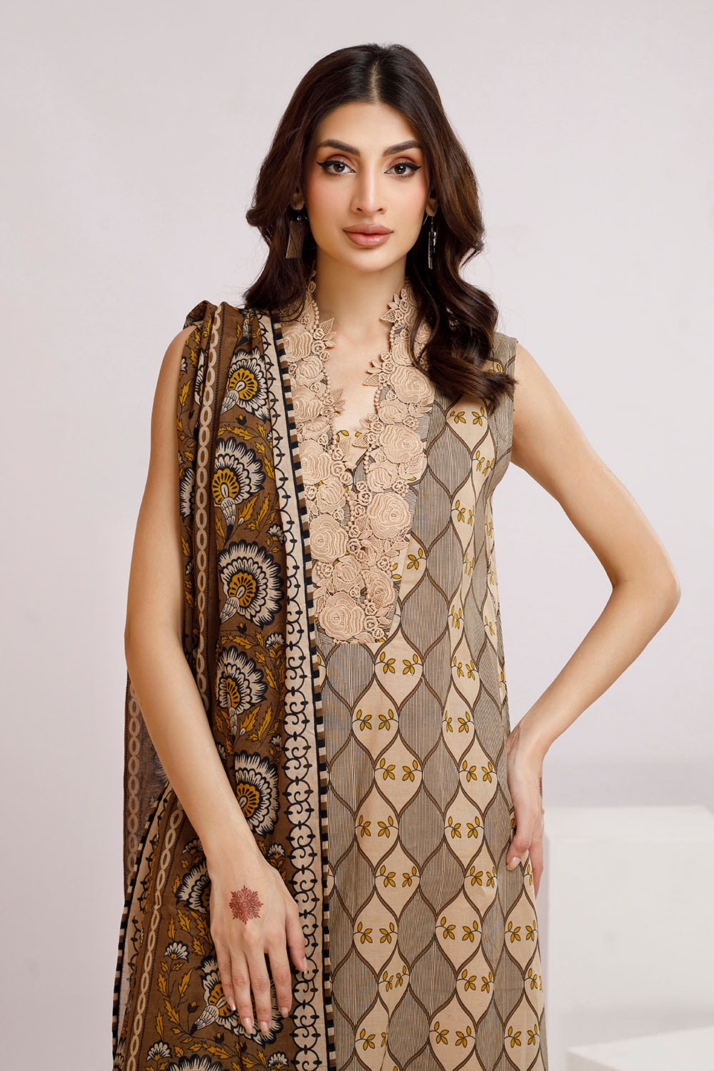3 Piece Unstitched Printed Lawn Suit CLP-52041