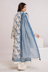 3 Piece Unstitched Printed Lawn Suit CLP-52044