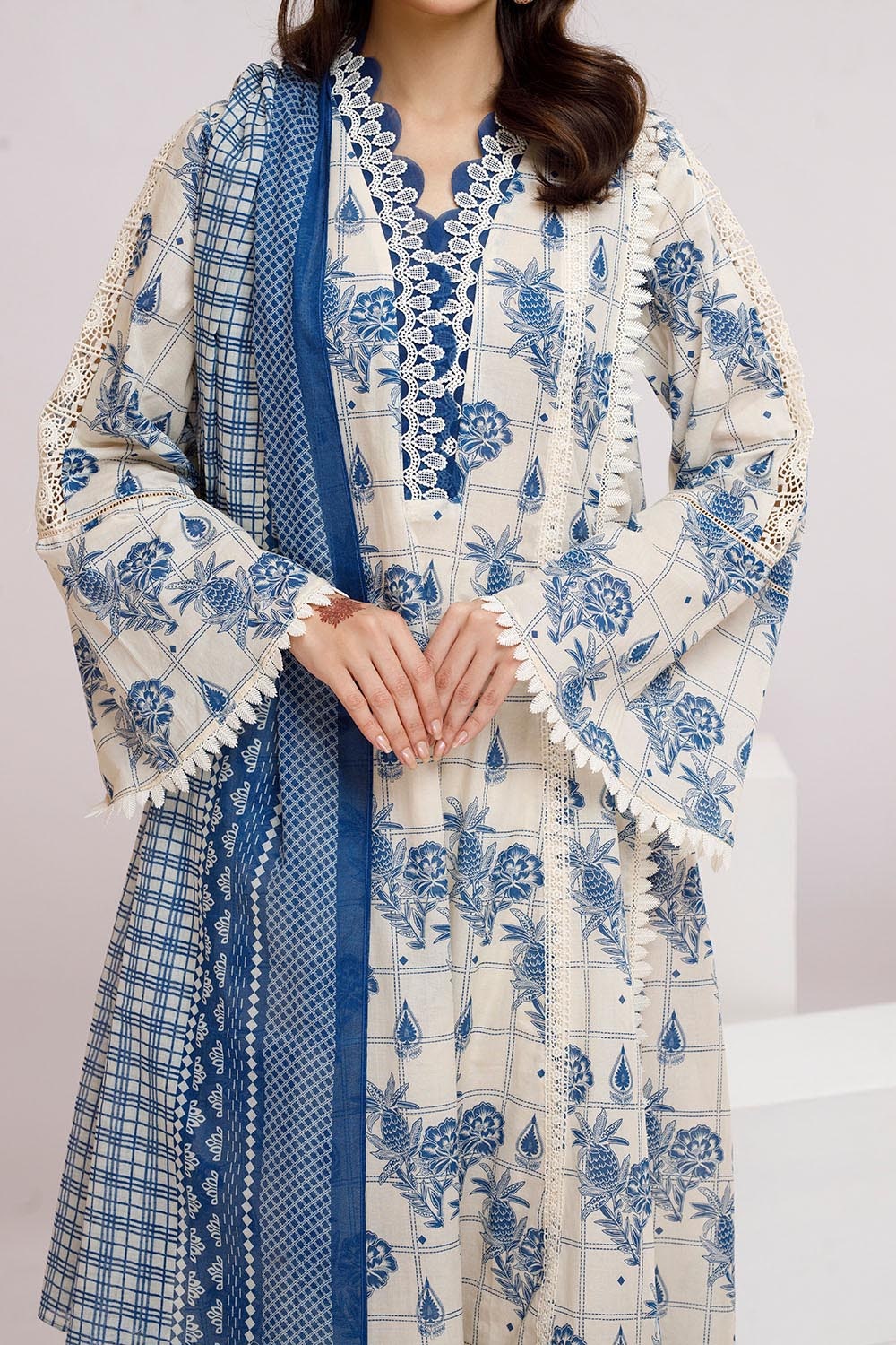 3 Piece Unstitched Printed Lawn Suit CLP-52044