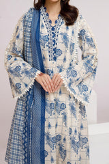 3 Piece Unstitched Printed Lawn Suit CLP-52044