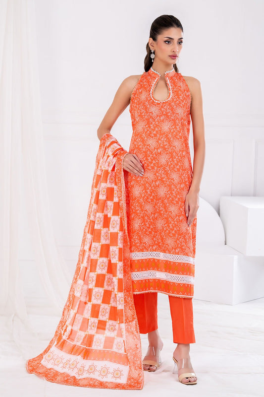 3 Piece Unstitched Printed Lawn Suit CLP-52045