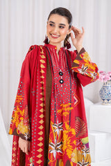 3 Piece Unstitched Printed Lawn Suit CLP-52055