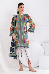 3 Piece Unstitched Printed Lawn Suit CLP-52056