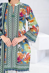 3 Piece Unstitched Printed Lawn Suit CLP-52056