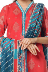 3 Piece Unstitched Printed Lawn Suit CLP-52062