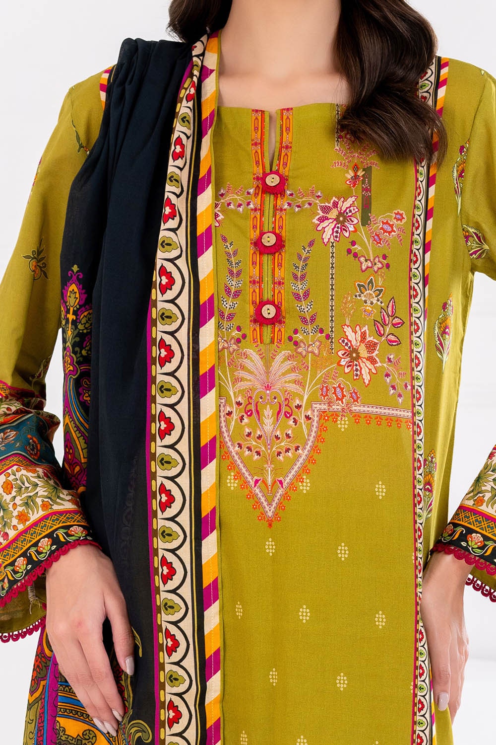 3 Piece Unstitched Printed Lawn Suit CLP-52063