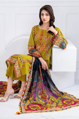 3 Piece Unstitched Printed Lawn Suit CLP-52063
