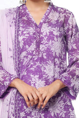 3 Piece Unstitched Printed Lawn Suit CLP-52066
