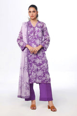 3 Piece Unstitched Printed Lawn Suit CLP-52066