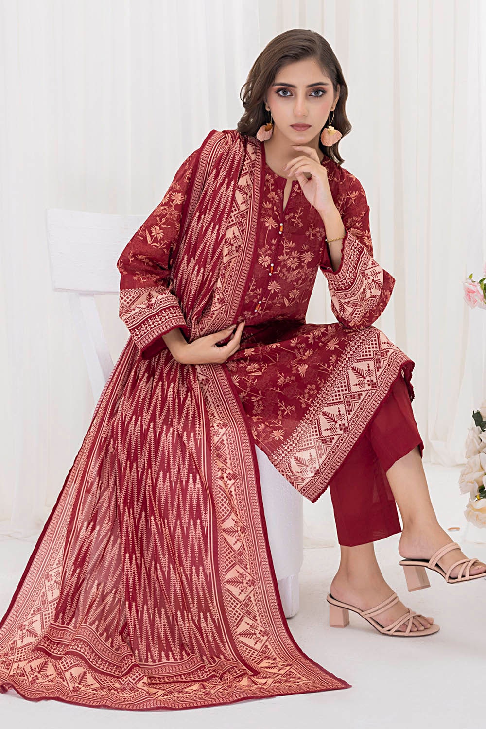 3 Piece Unstitched Printed Lawn Suit CLP-52067