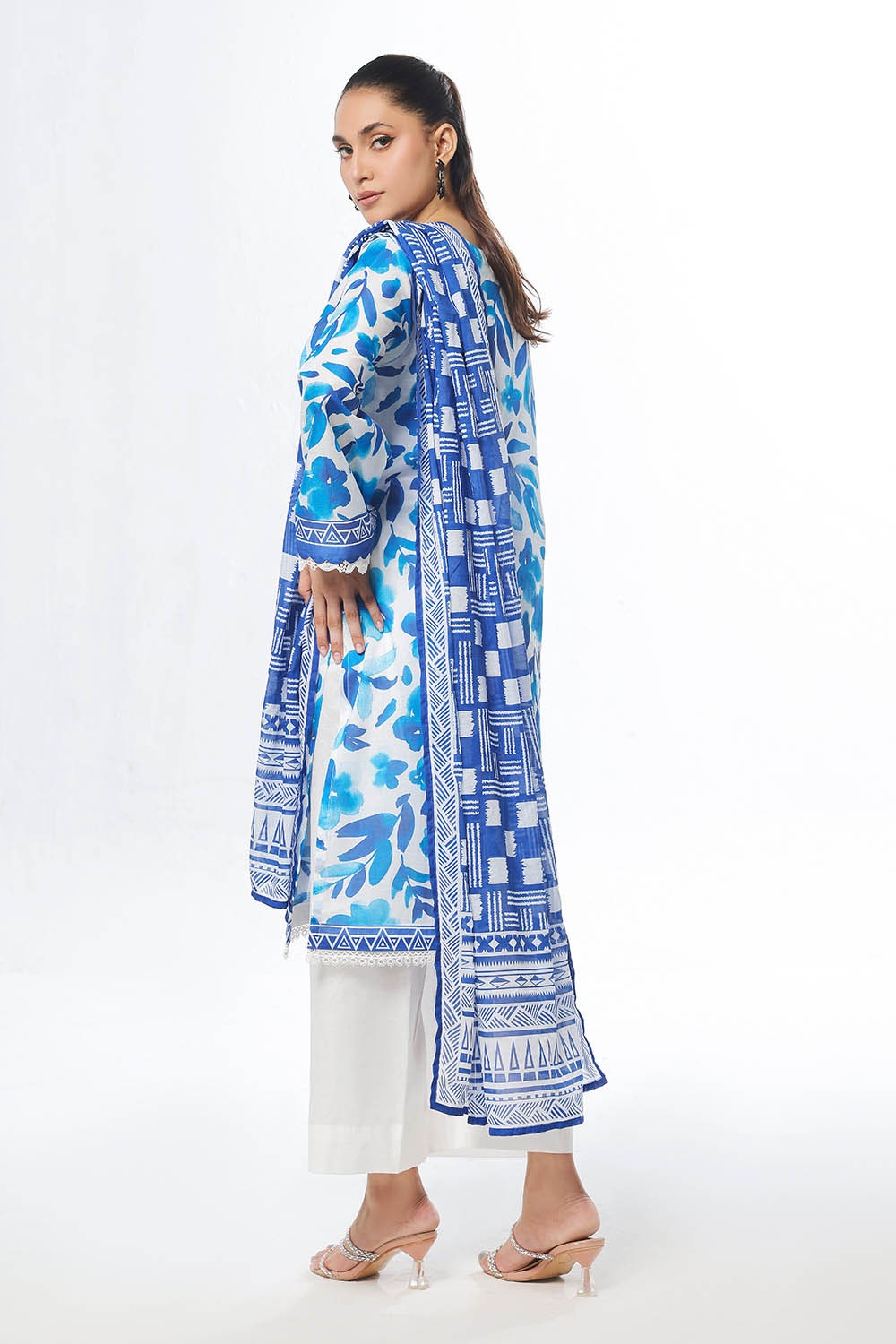 3 Piece Unstitched Printed Lawn Suit CLP-52068