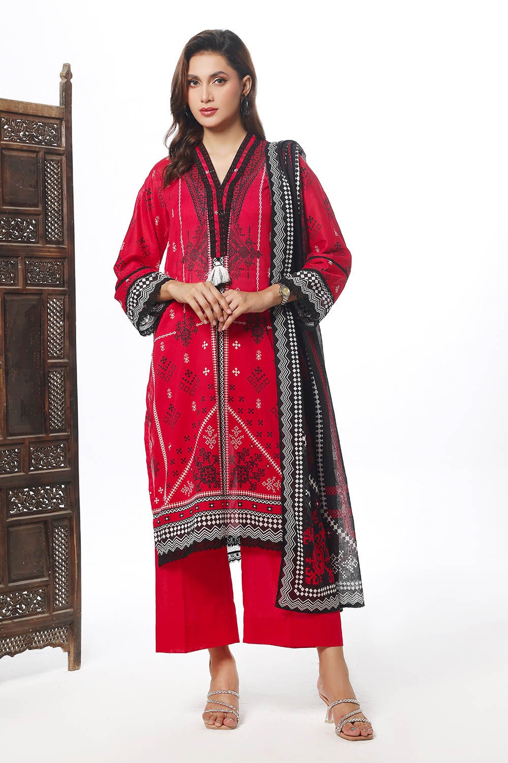 3 Piece Unstitched Printed Lawn Suit CLP-52073